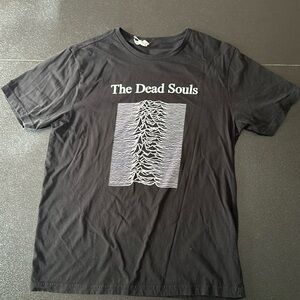 Joy Division tribute The Dead Souls “Unknown Pleasures” cover t-shirt